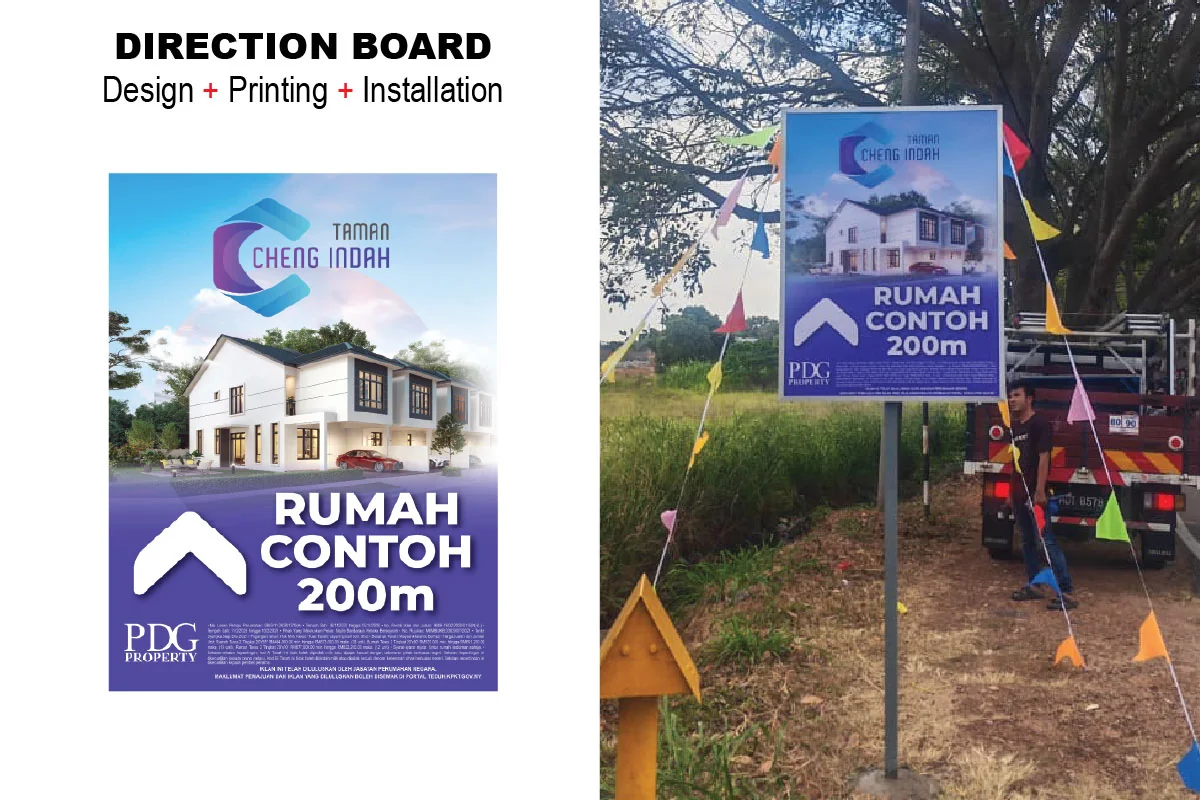 Direction boards
